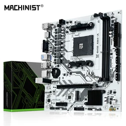 MACHINIST B450 Motherboard AMD Processor Dual-channel DDR4 Memory AM4 Mainboard M.2 NVME (Supports Ryzen 5500 5600 5600G CPU)