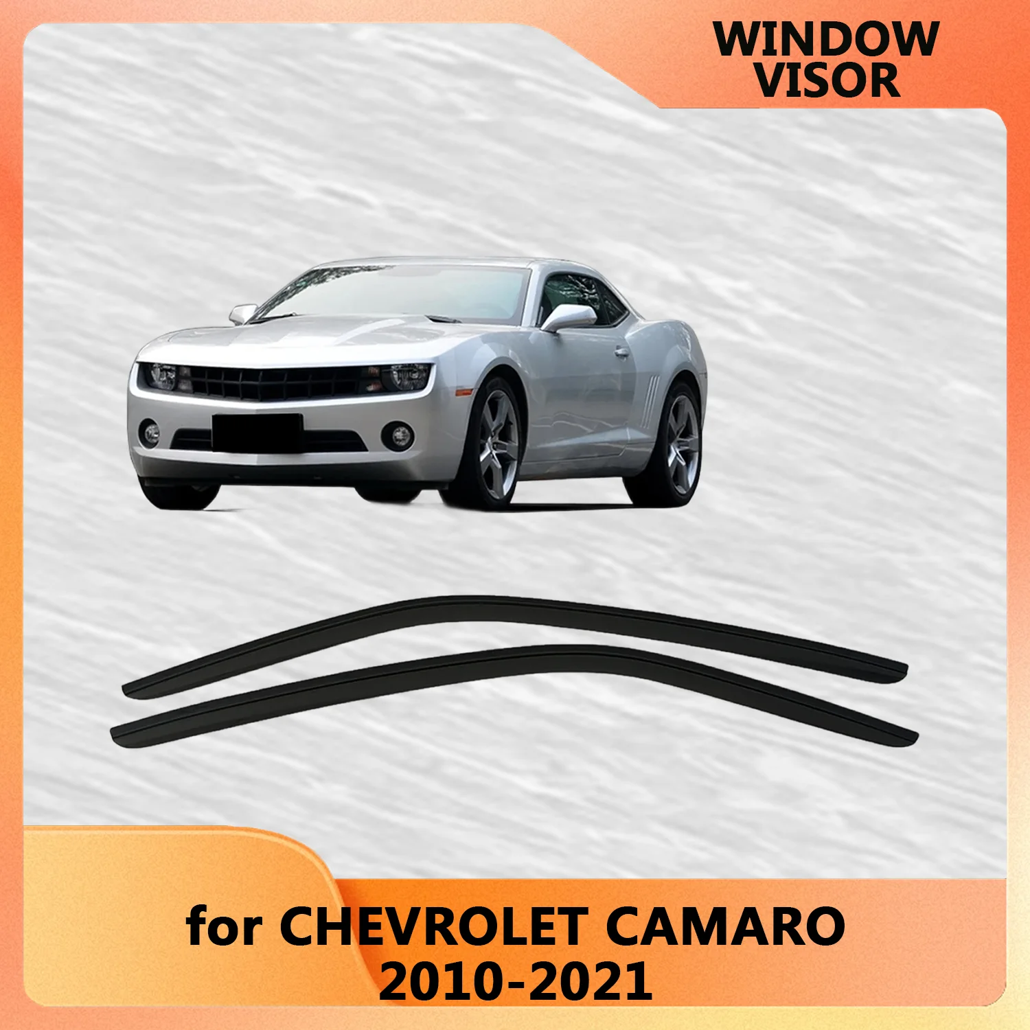 

Оконный козырек для Chevrolet Camaro 2010-2012 2013 2014 2015 2016 2017 2018 2019 2020 2021, ветрозащитные дефлекторы, защита от дождя, дверной козырек