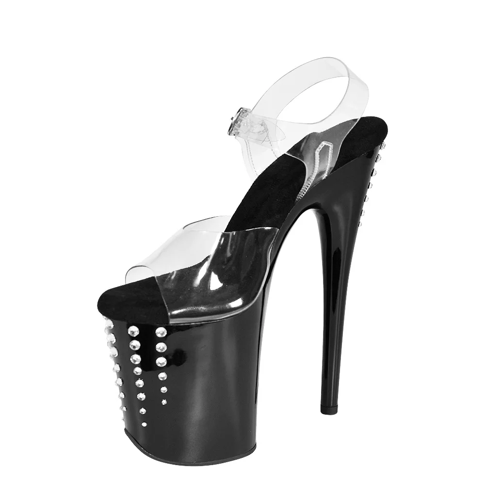 

Новые летние босоножки на платформе 2026 года, женские сексуальные туфли-лодочки с открытым носком, модные туфли с заклепками для вечеринок и танцев на пилоне