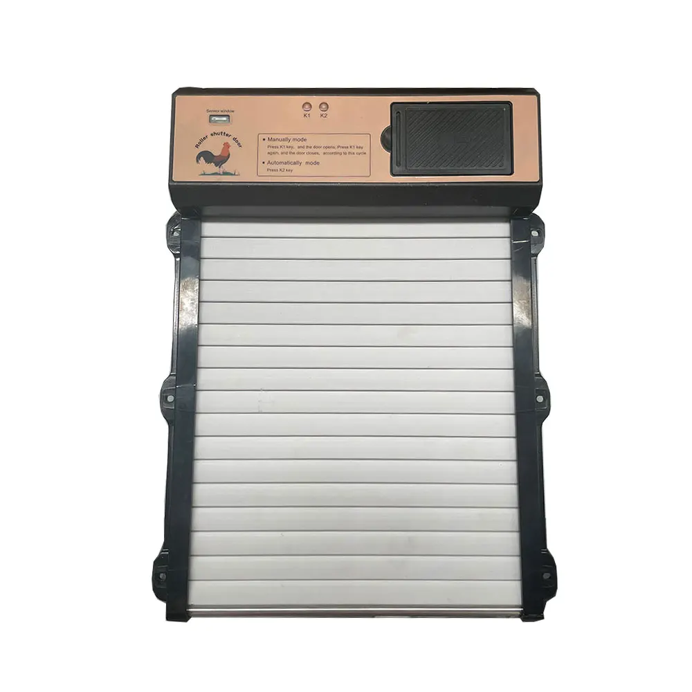 

Smart Automatic Opener Roller Door Chicken Coop Door Solar and Battery Model
