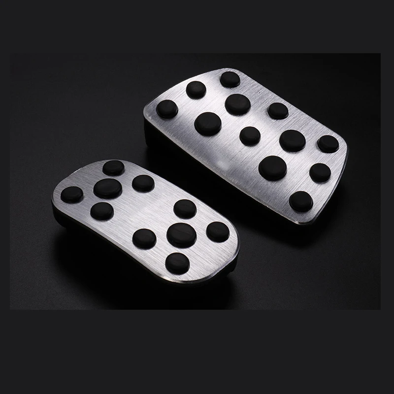For Toyota Land Cruiser Prado 150 2010-2020 2021 Aluminum Car Foot Fuel Pedals Accelerator Brake Pedal Pad Covers Accessories