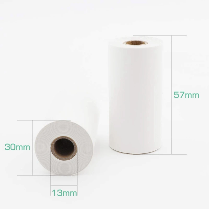 9 Rolls Printable Paper Thermal Paper 57X30mm Photo Paper For PAPERANG P1 P2 Printer