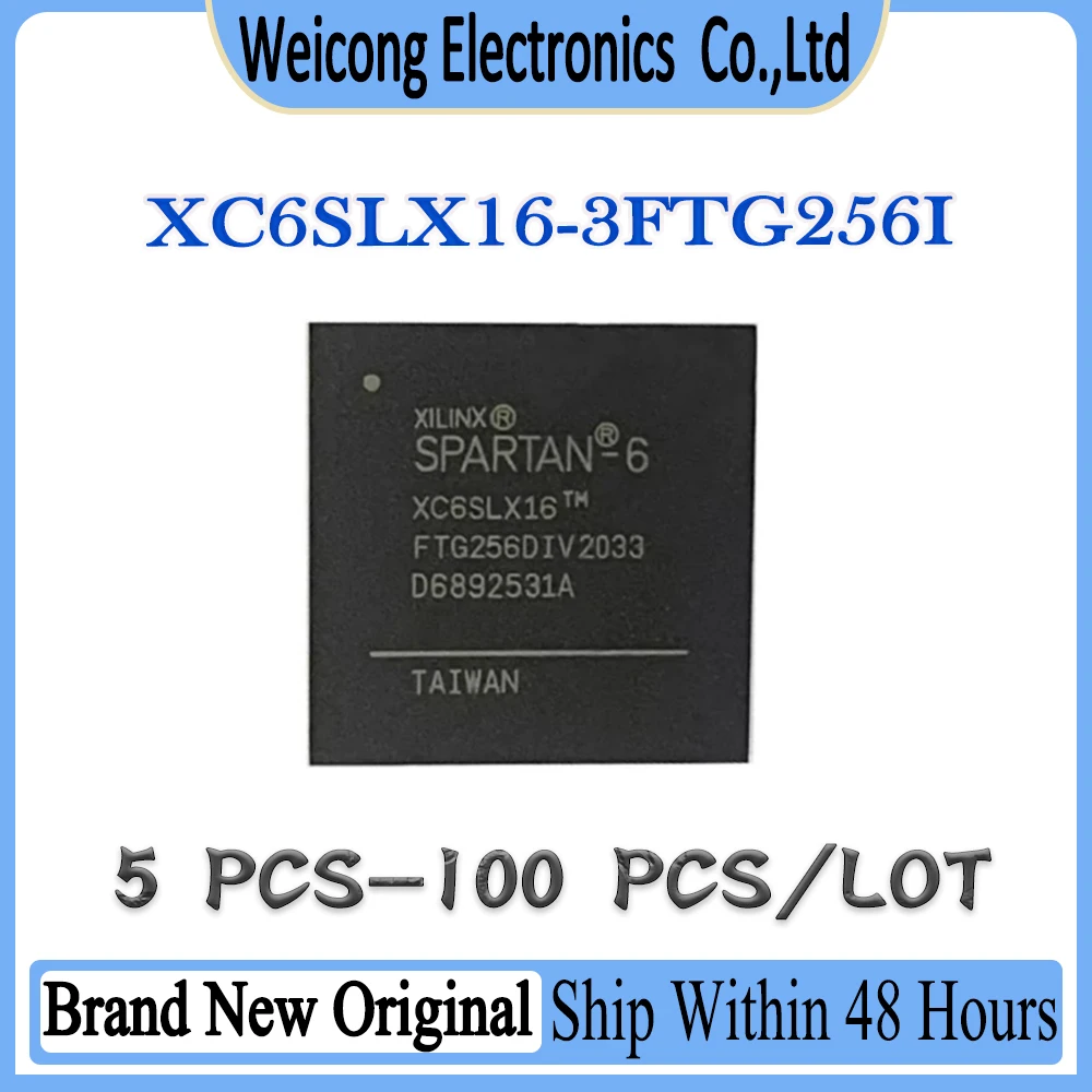 

XC6SLX16 XC6SLX XC6SL XC6SLX16-3FTG256I XC6SLX16-3FTG256 XC6SLX16-3FTG XC6SLX16-3FT XC6SLX16-3F New Original IC Chip BGA-256