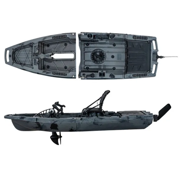 

LSF New Arrival 9 ft Propel Pedal Modular Fishing Kayak Stylish & Compact HDPE Boat for Touring