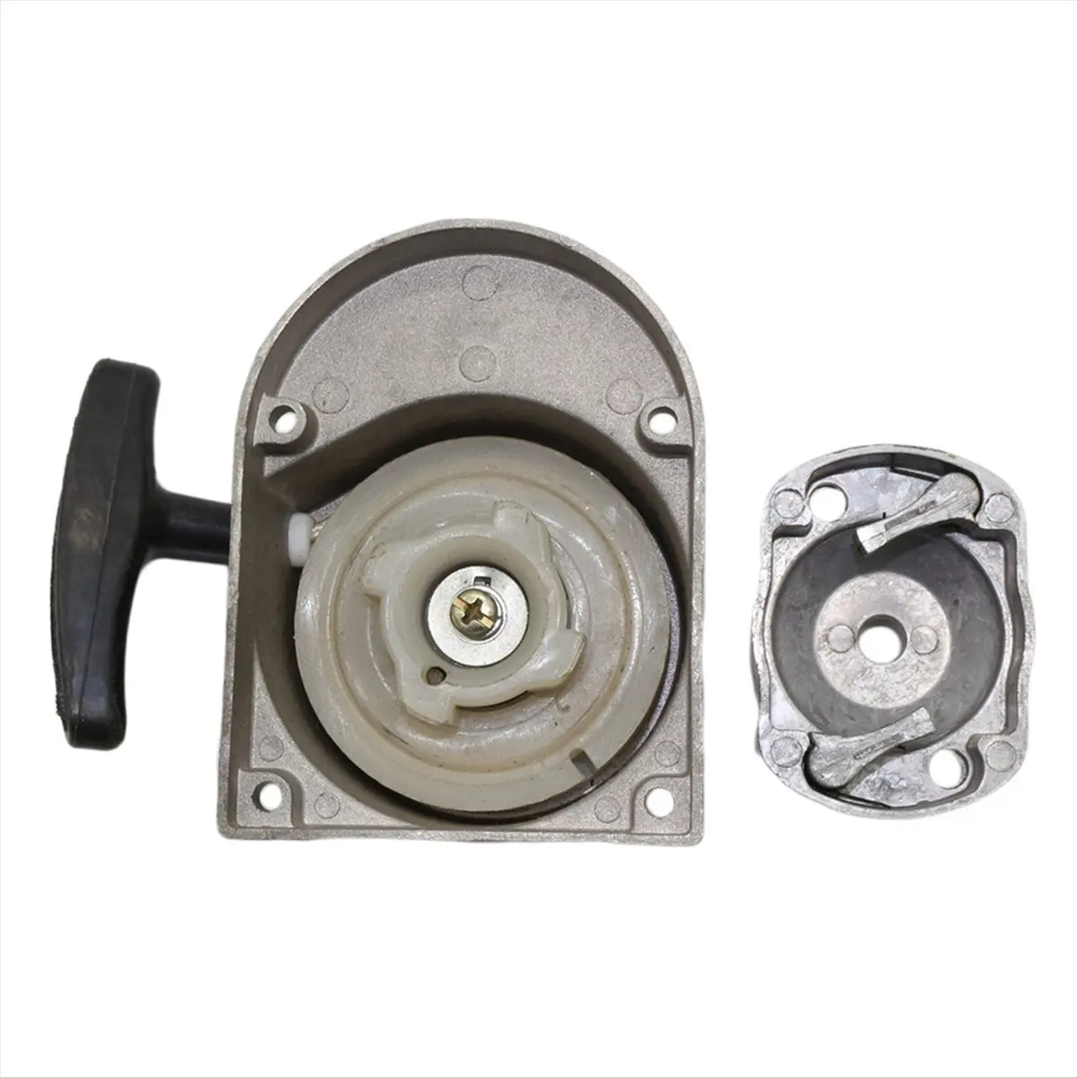 #91J Pull Starter for 49CC 50CC 60CC 66CC 80CC Engine Electric Bicycle,Starter Assembly,(Metal)