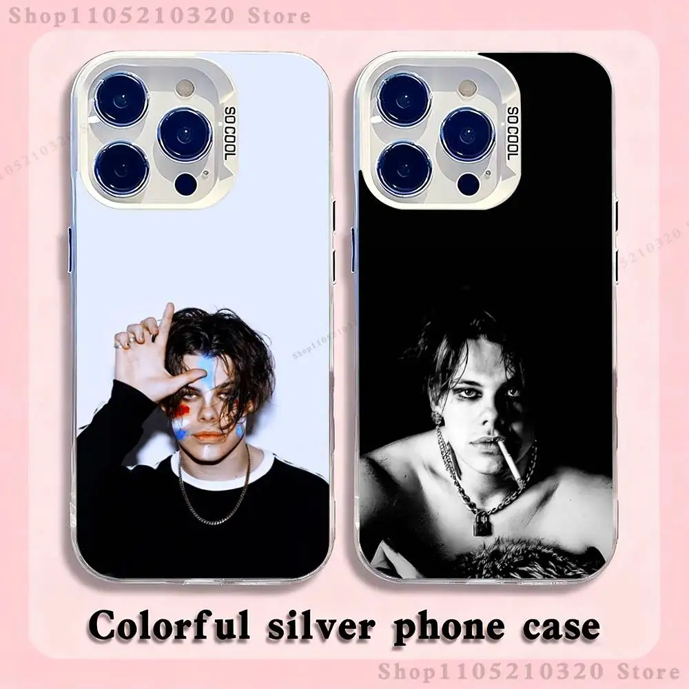 

Y-Yungbluds Singer YB Phone Case For iPhone 17,16,15,14,13,12,11,Pro,Max,Plus,Mini,XS,SE Anti Fall White Matte Hard Bumper