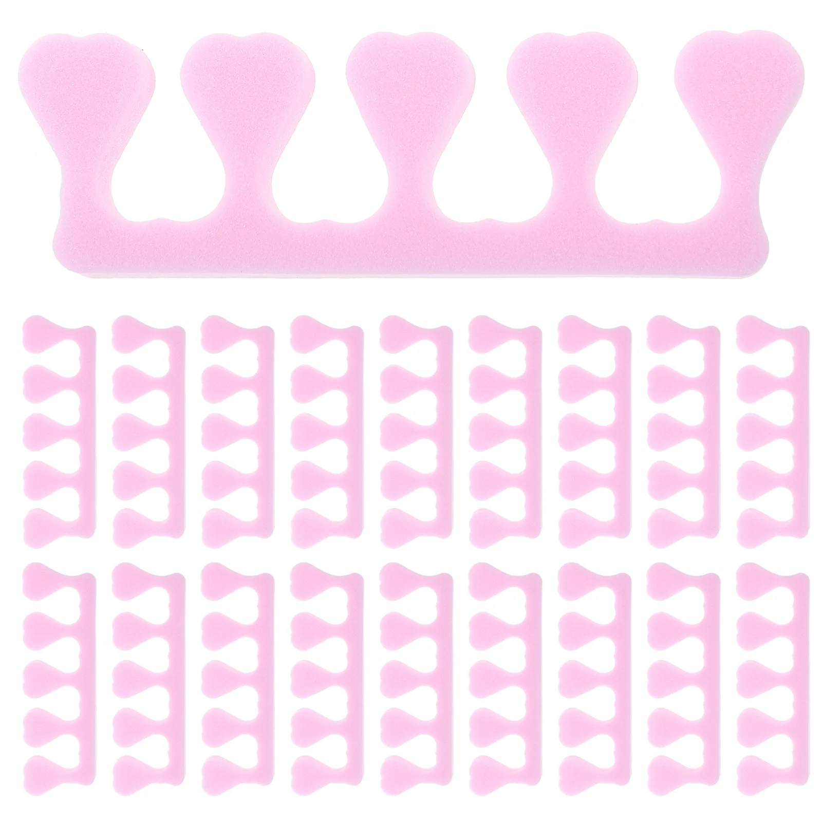 

100 Pairs Disposable Sponge Toe Separator Protector Spacers Foot Adjuster Nail Tools for Finger Pedicure Corrector Splitter