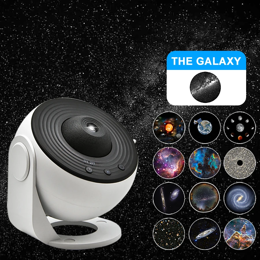 Projecteur rotatif aste Galaxy Star, veilleuse ciel étoilé, veilleuses décoratives, cadeau pour enfants Shoautomated, 32 en 1