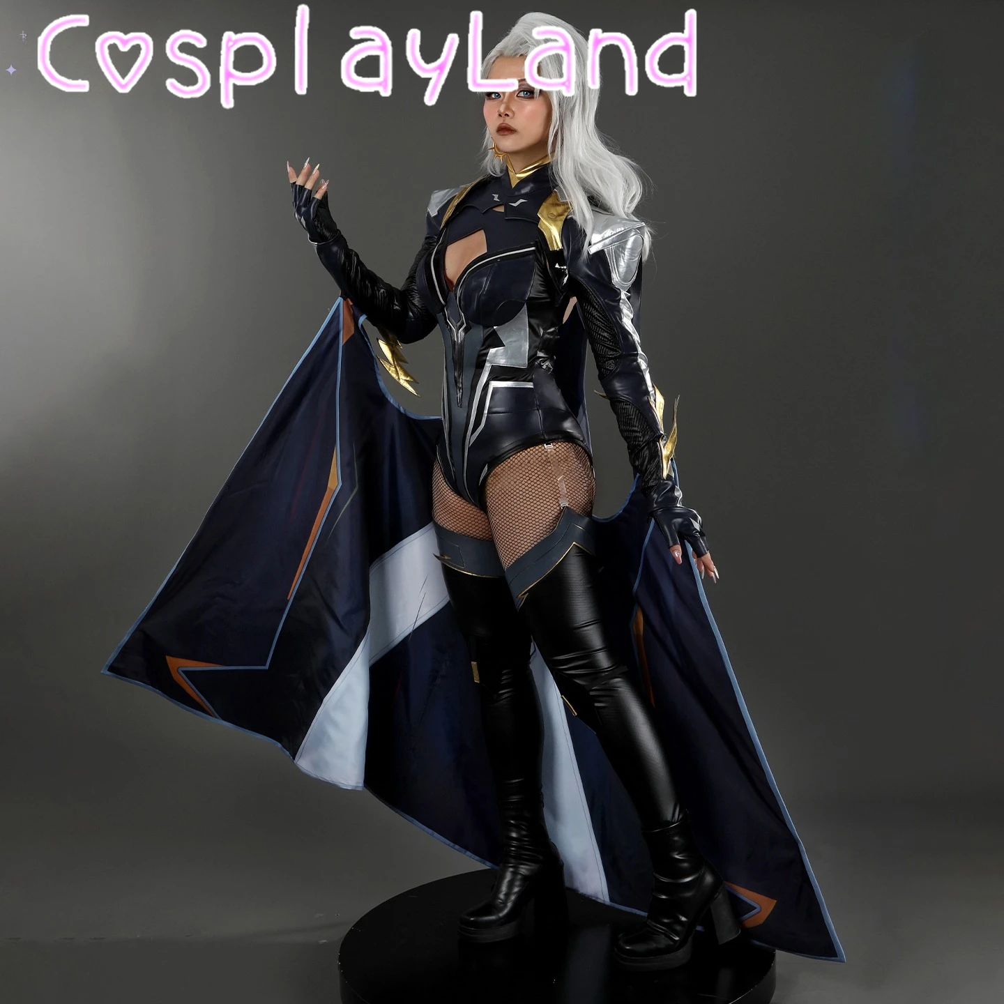 Game Rivals Halloween Women Storm Cosplay Costume Leather Coat Bodysuit Accessories Full Set Christmas Party Costume Custom Made - Image 2
