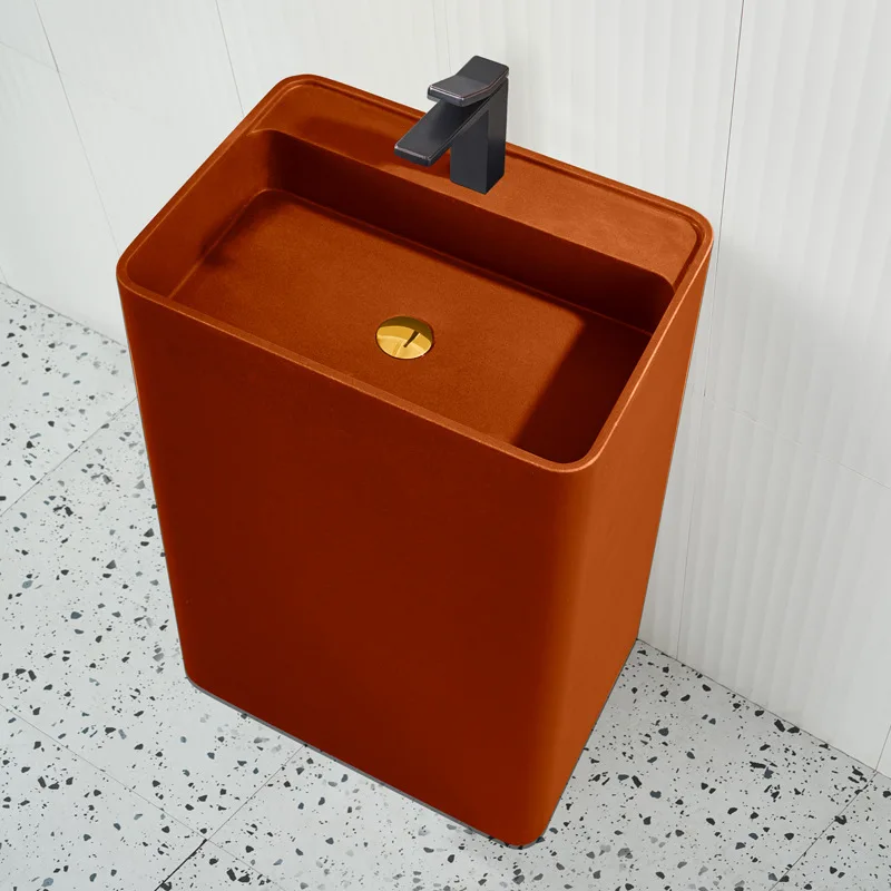 Ergonomic Bathroom Sink Basin With Space Saving Design, Easy Assembly Sturdy Durable Stable Construction Comfortable