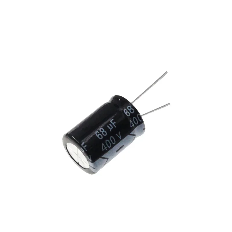 Capacitor eletrolítico de alumínio, 400V, 68uF, 68MFD, 16x20mm radial, 68mf400v, 68mf, 400v68mf, 400v, 5 PCes