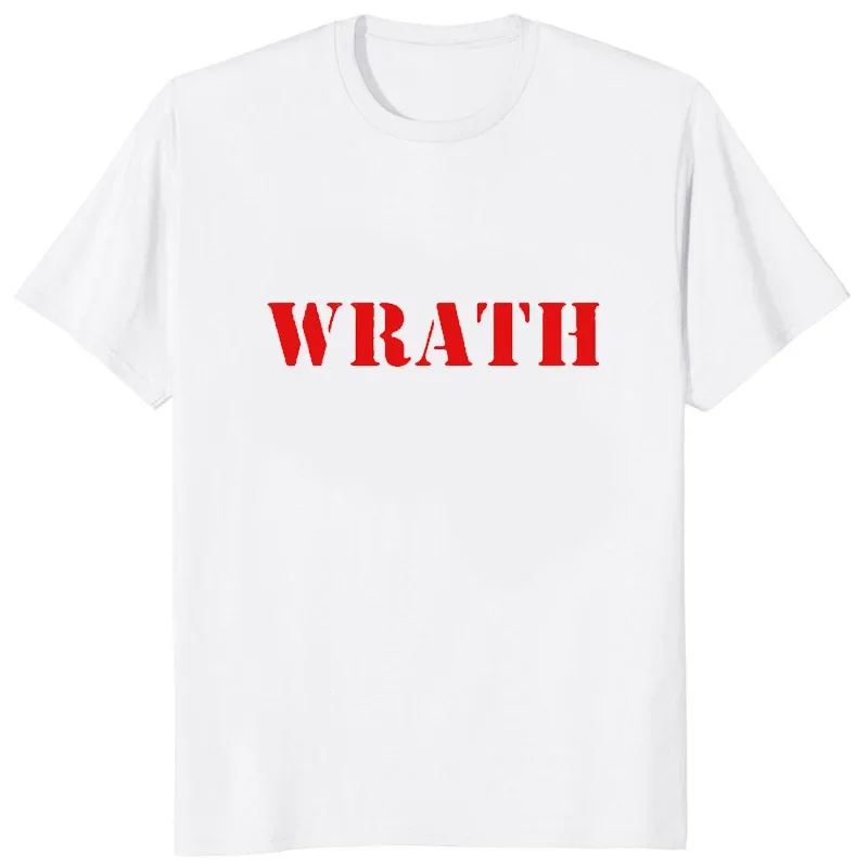 Summer New Arrival Limited WRATH Natural Selection Men T-Shirt Streetwear Short-Sleeve Casual O-Neck T Shirts Hipster Style Tees