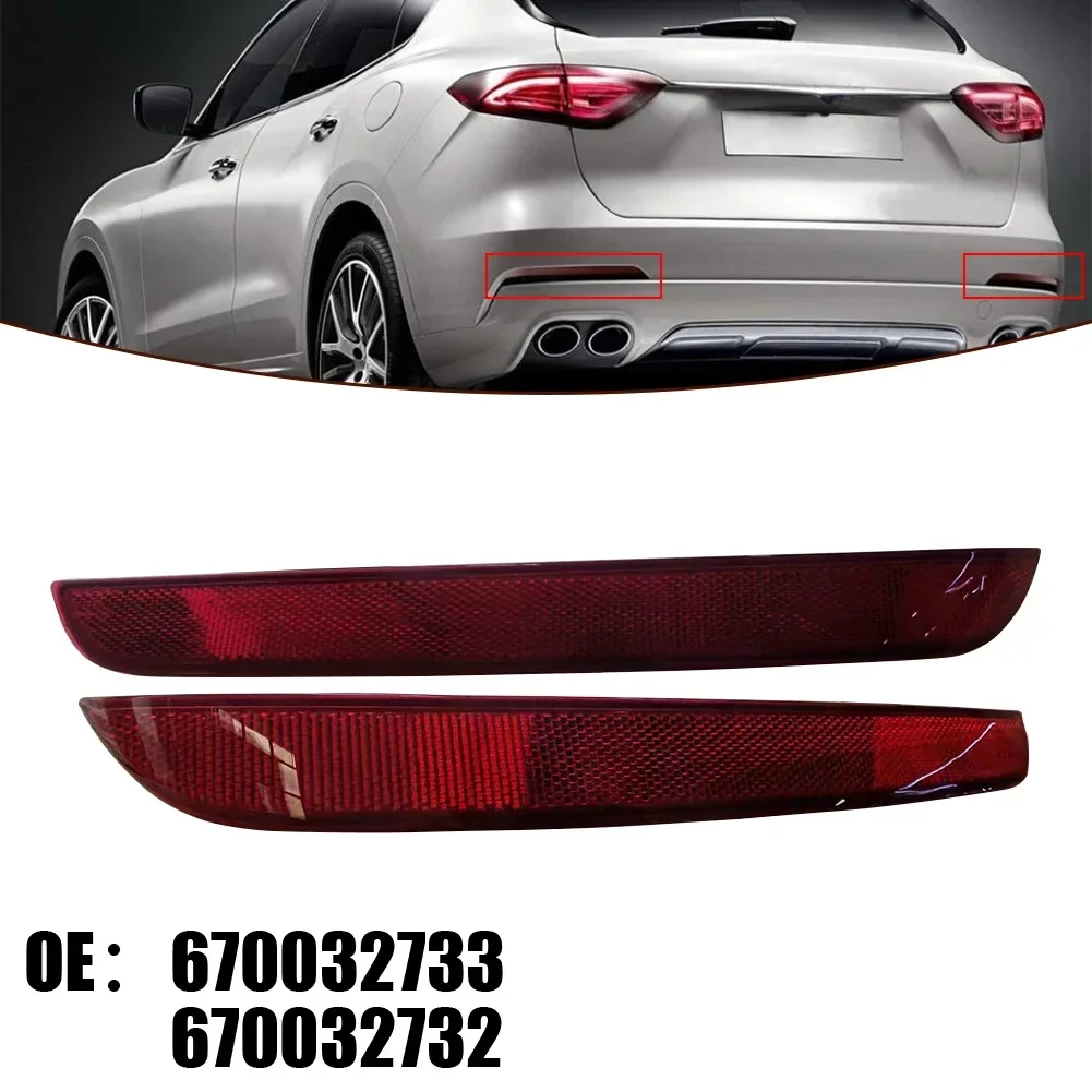 Useful Easily Install Elegant Design New Practical Reflective Fog Light Auto Parts 670032733&670032732 ABS Red