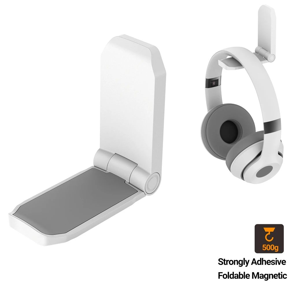 Headphone Bracket Swivel Mounted PC Gaming Headset Stand Holder Under Desk Hanger Hook Earphones Display Stand With USB Ports