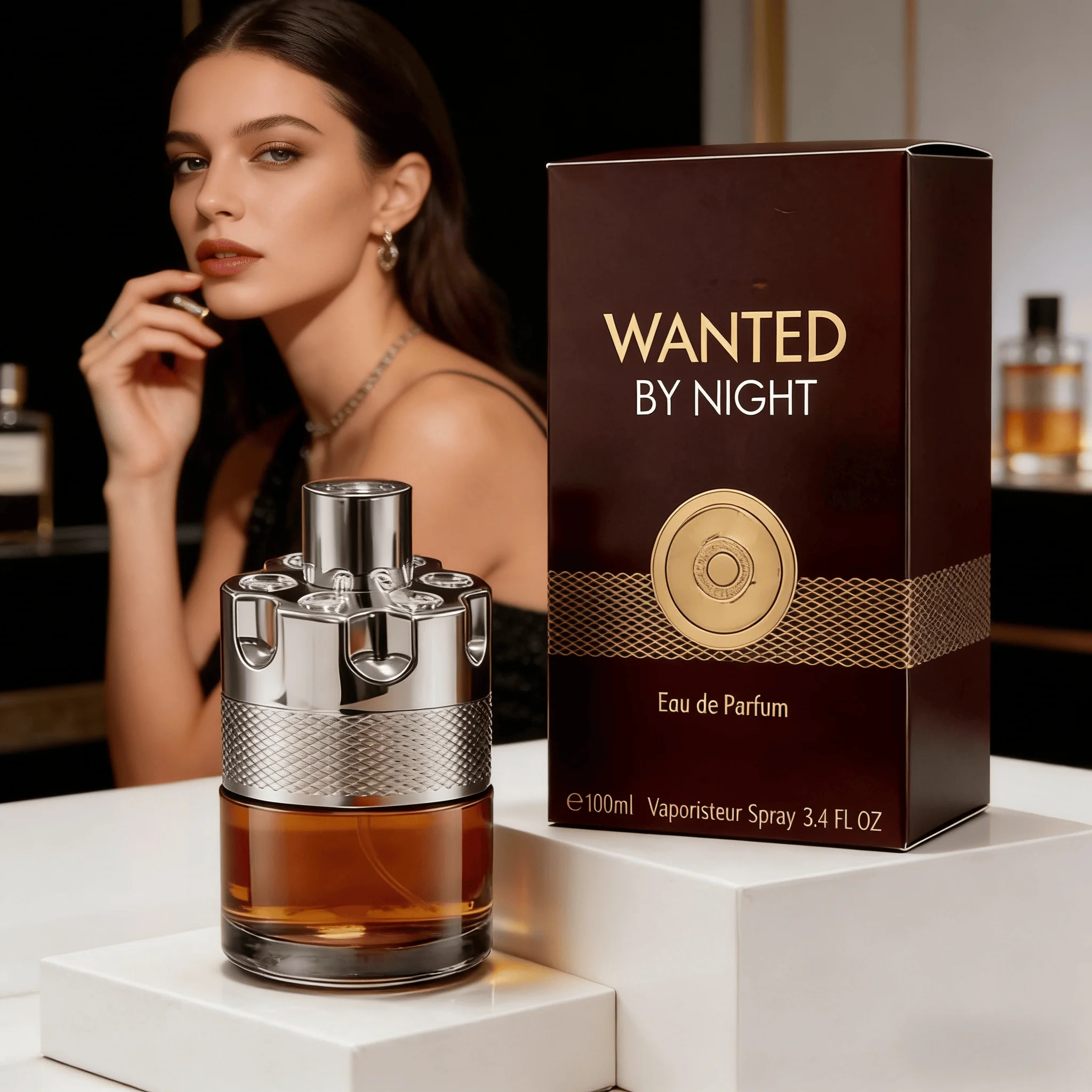 

The Most Wanted men Eau De Parfum Intense Spray 100ml Spicy Oriental Fragrance Original Long-Lasting Scent