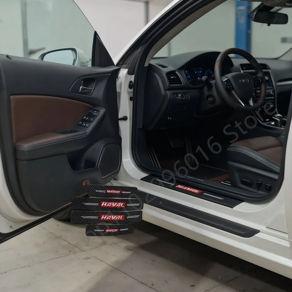 

for Haval Jolion H6 F7 F7X H2 H9 H3 H5 H1 F5 F9 H4 H2S F7H M4 M6 F5 F9 Car Door Sill Sticker Threshold Film Dust Pad Accessories