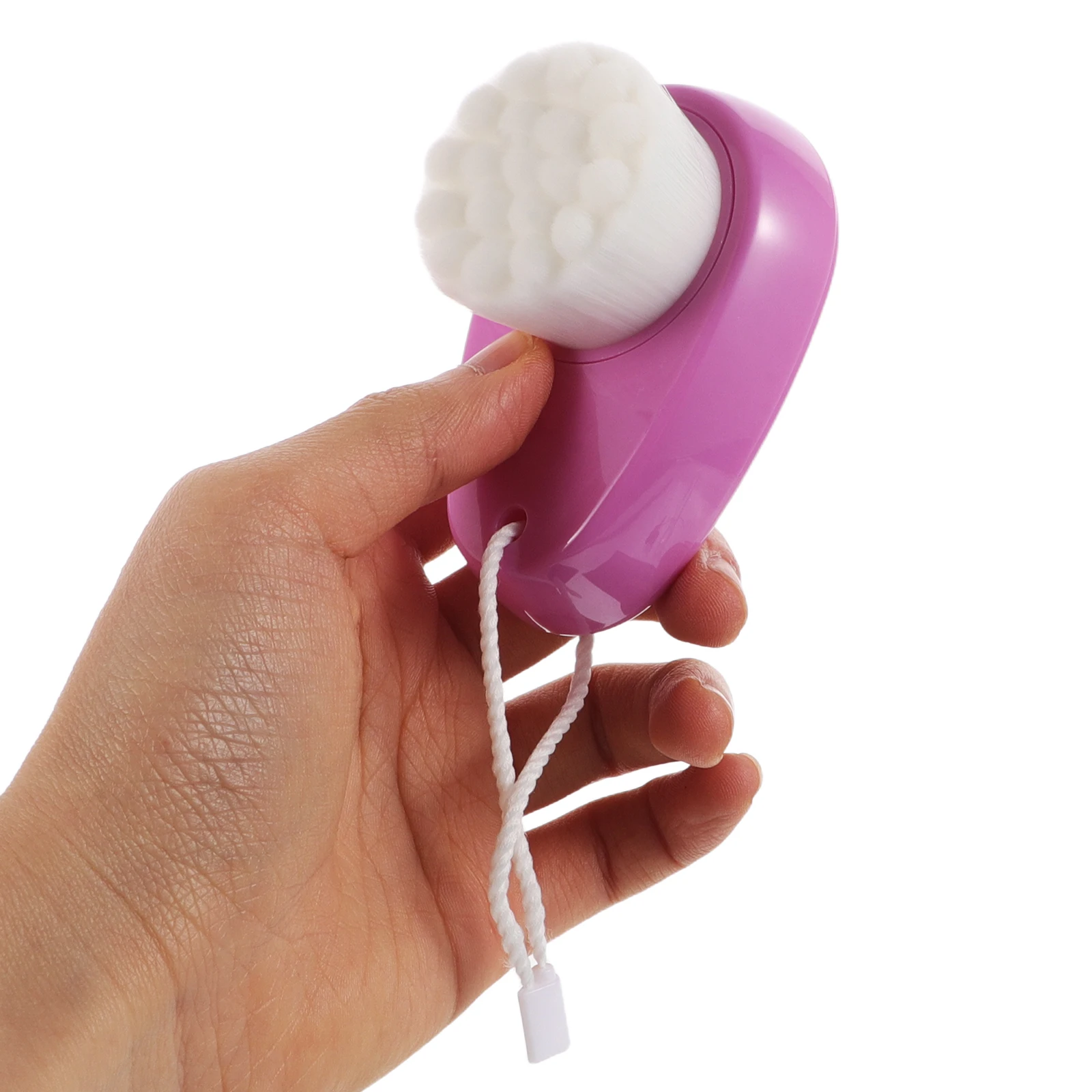 แปรงทำความสะอาดผิวหน้าซิลิโคนแบบใช้มือสองด้าน แปรงขัดผิวหน้า ขัดผิวอย่างล้ำลึก นวดผิว เครื่องมือดูแลผิว พกพาสะดวก สำหรับผู้หญิงและผู้ชาย