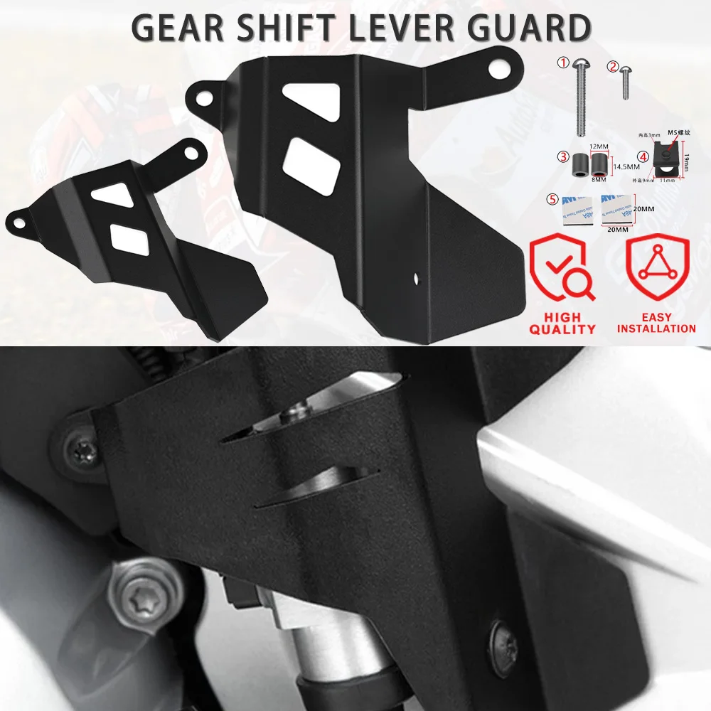 

Motorcycle Gear Shift Lever Protective Cover Shifter Guard For BMW F750GS F850GS F 850 750 GS ADVENTURE ADV 2017- 2021 2020 2019