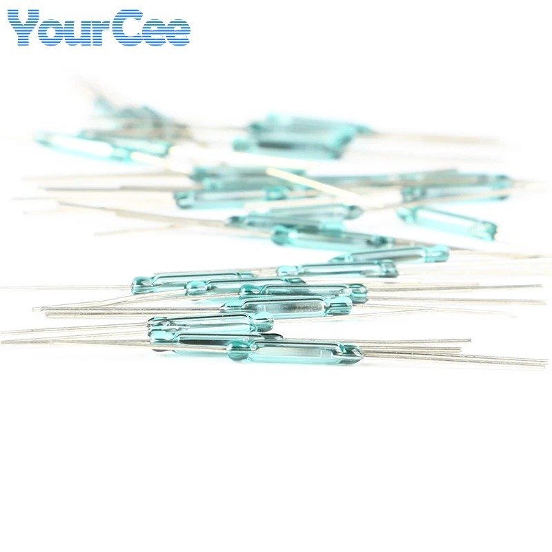 10pcs/1pc 2.5X14MM Magnetic Switch Reed Switch Normally Open and Normally Closed Conversion NO NC 3 pin