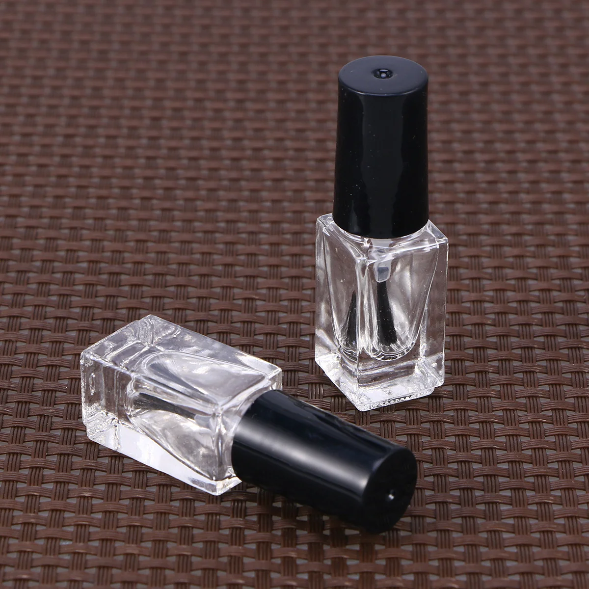 20 stuks 5 ml helder glazen nagellakflessen draagbare lege containers voor doe-het-zelf en reizen lege nagellakflessen