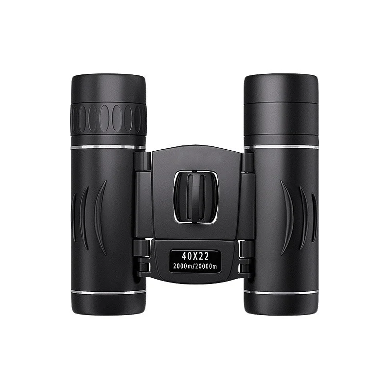 40x22 HD Binoculars with BAK4 FMC Folding Mini Telescopic Sight for 2000M Long Range Ideal for Hunting Sports Camping & Travel