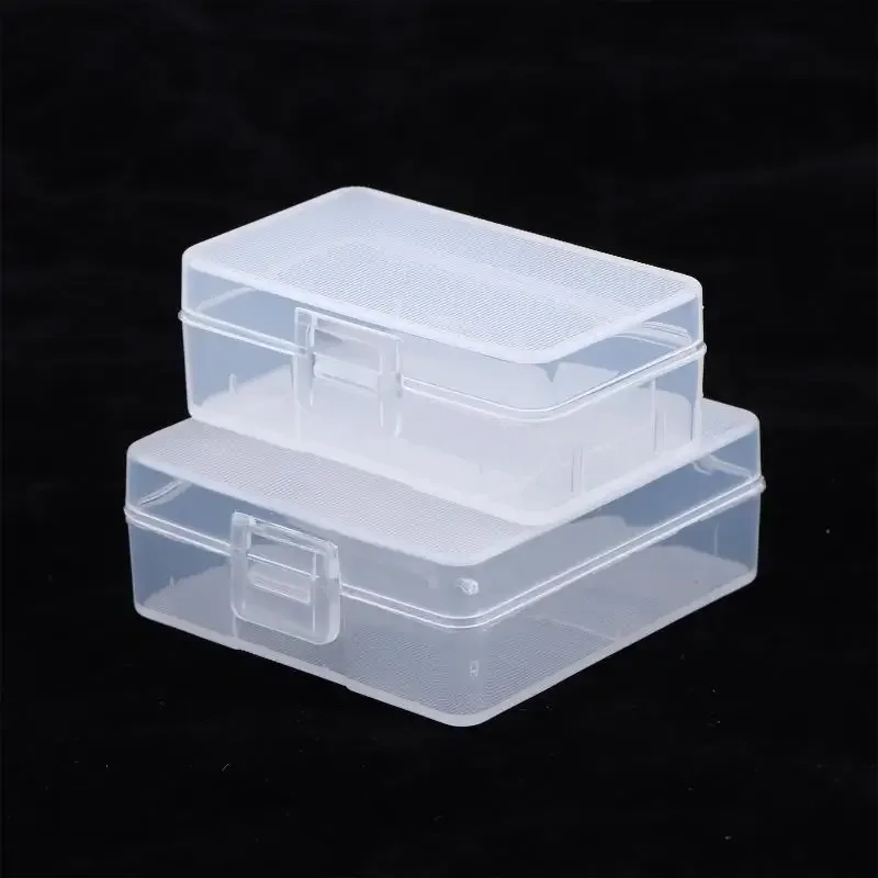 10Pcs 9V Battery Transparent Plastic Storage Box Case Holder Cell Container Multimeter Microphone Toy