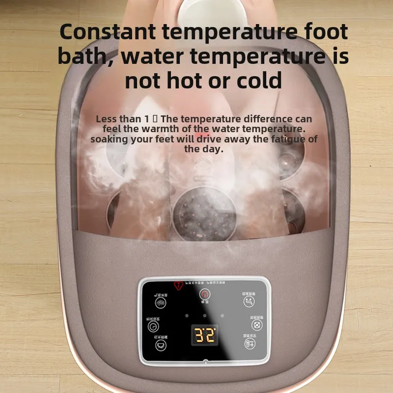 

Электрический массажер для ног с постоянной температурой, автоматический нагрев, бытовая ванна для ног, ведро, встроенная ванна для ног