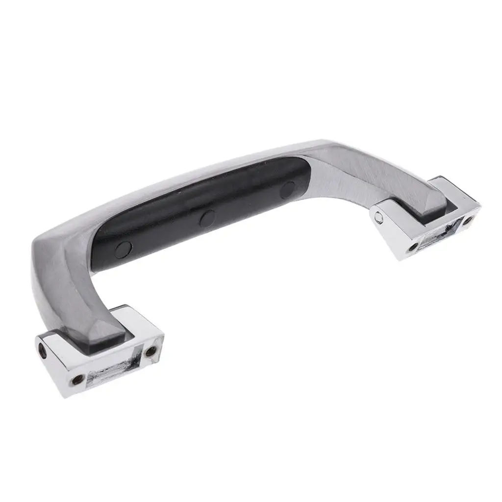 

Easy Install Suitcase Handle Replacement Silver Alloy Spare Pull Grip for Folding Luggage Rack Hotel Room