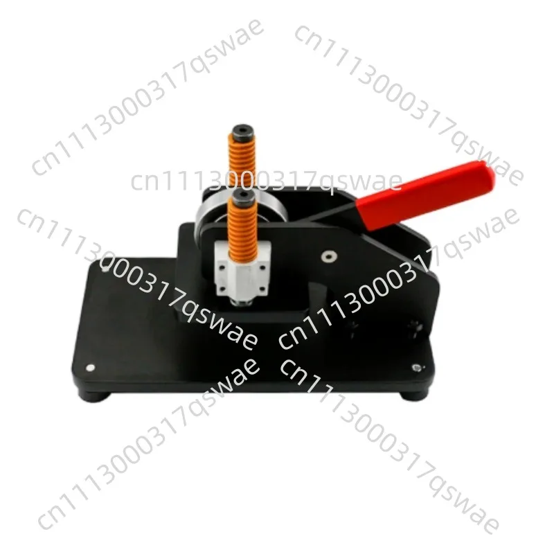 1 Ton Mini Manual Die Cutting Machine For Leather, Fabric, Silicone Cutting (100x100mm Work Area)