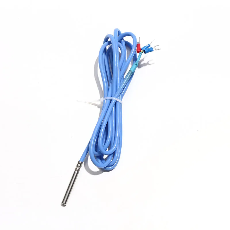 1PC PT100 B/A/AA Grade Temperature Sensor Thermal Resistance 0.5M-5M Silicone PTFE Tinned Shielded Wire Probe image 4