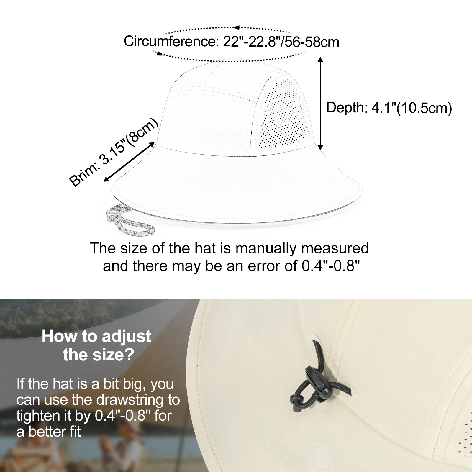 FEINION Women's Lightweight Su - Packable Hat Nylon recension och pris