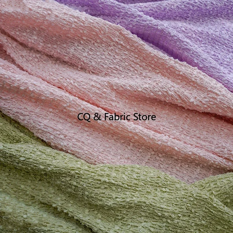 

Candy Color Three-dimensional Small Dot Hook Embroidery Fabric for Clothing Dress Handmade DIY Fabric Designer Fabric