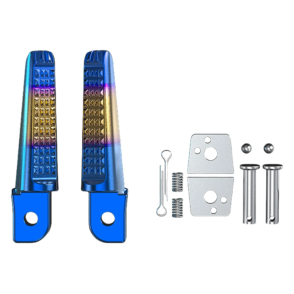 1 زوج مسند القدمين الخلفي المضادة للانزلاق الخلفية القدم رايدر مساند القدمين الخلفية للدراجات النارية لهوندا فانتوم 150 CB190R لياماها #6