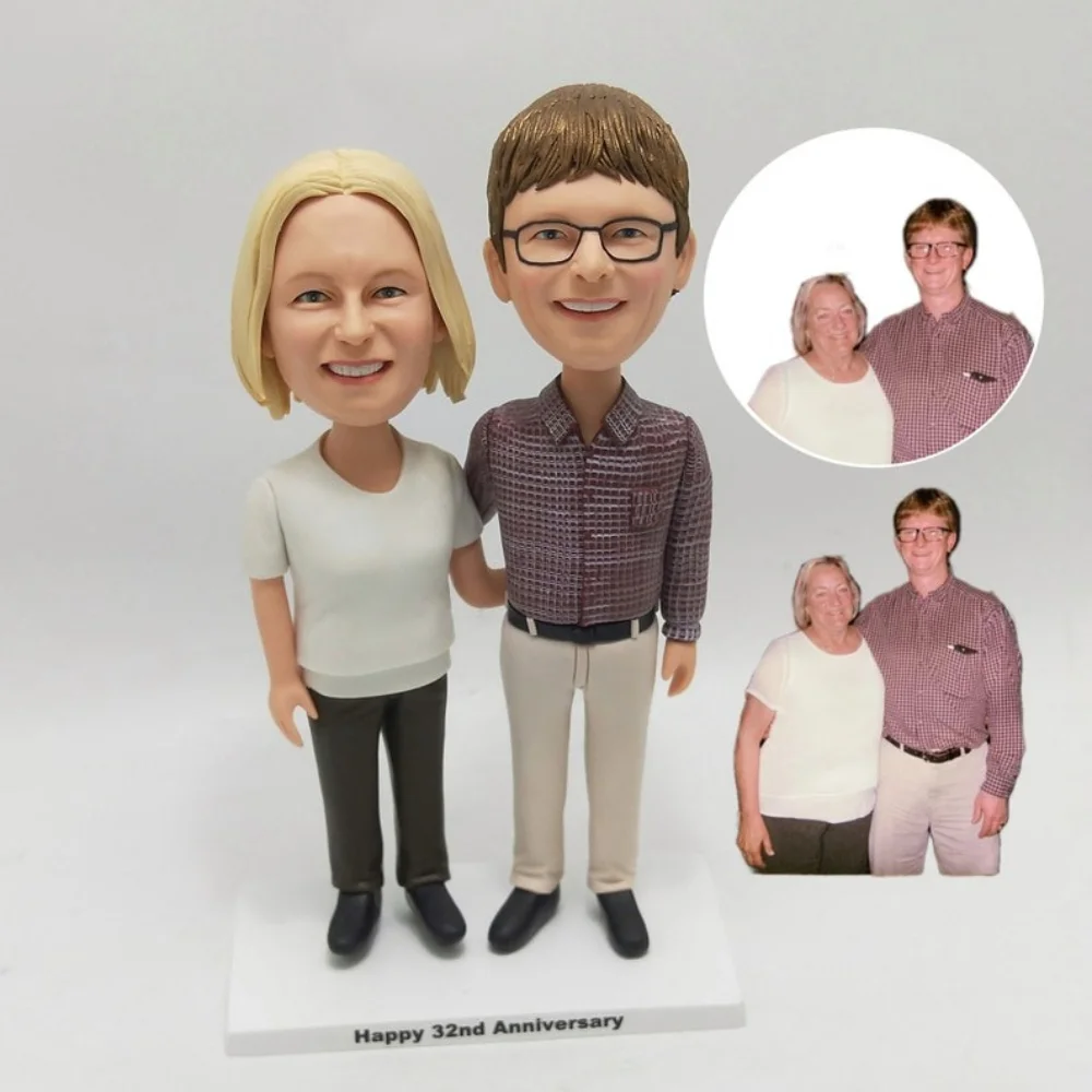 

Full Body Customization Ai Figure Custom Bobble Head Gift For Him Her 3D Wedding Birthday Anniversary Art