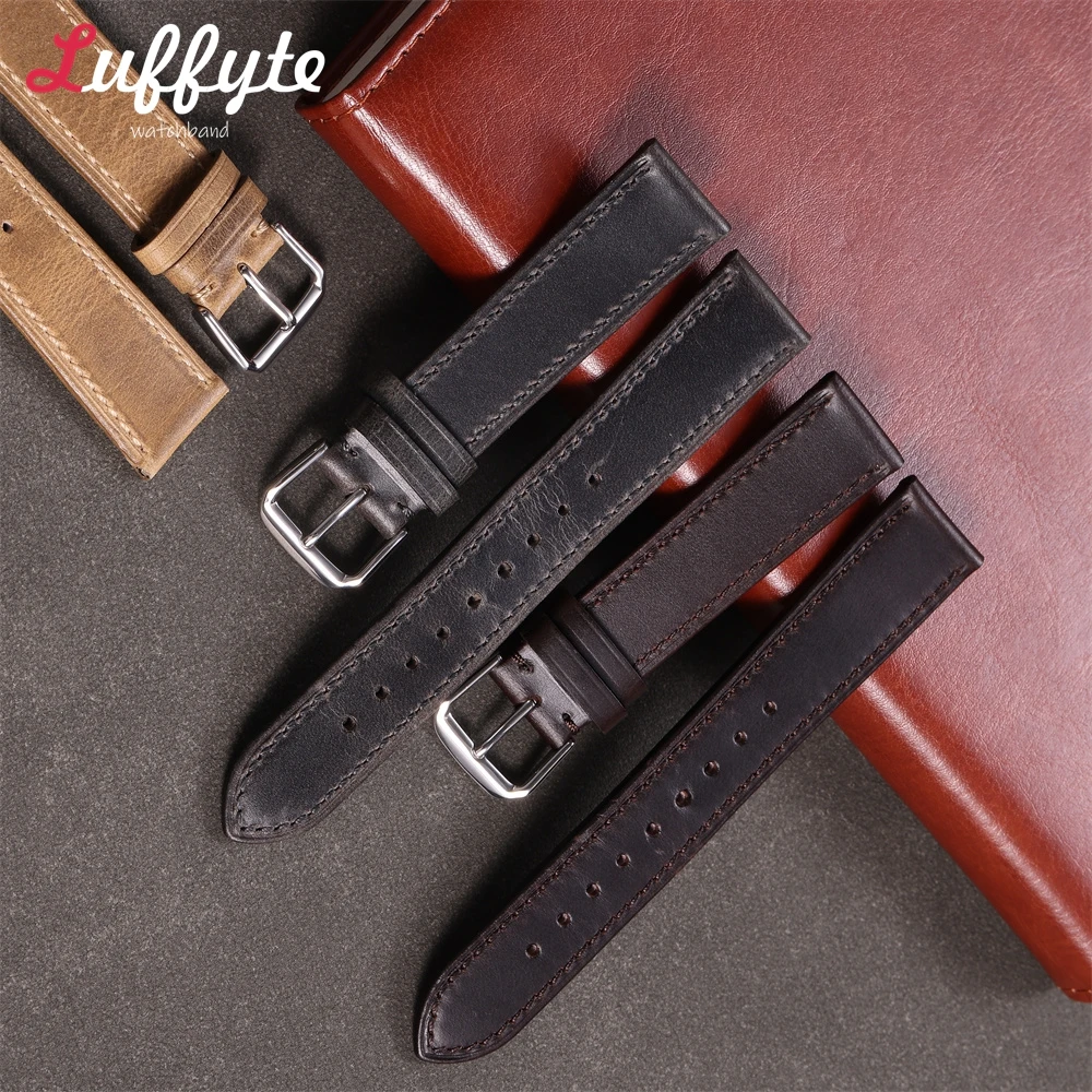 Retro Quick Disassembly Crazy Horse Fashion Replacement Strap 18mm 20mm 22mm 24mm High Quality Watchband