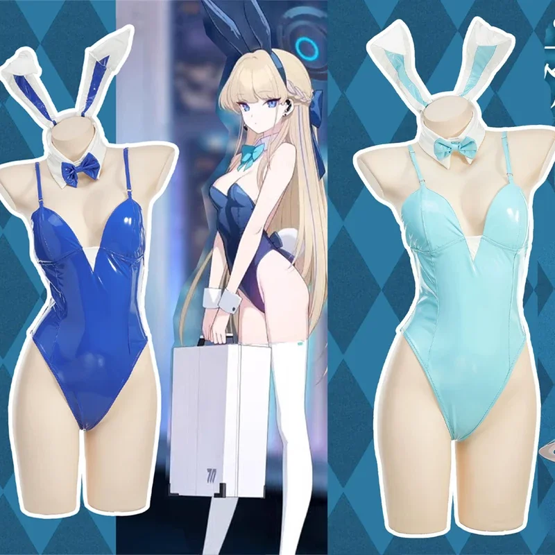 Anime Blue Archive Cos Asuma Toki Ichinose Cosplay Costume Bunny Girl Lingerie Bodysuit Rabbit Uniform Halloween Suit For Women