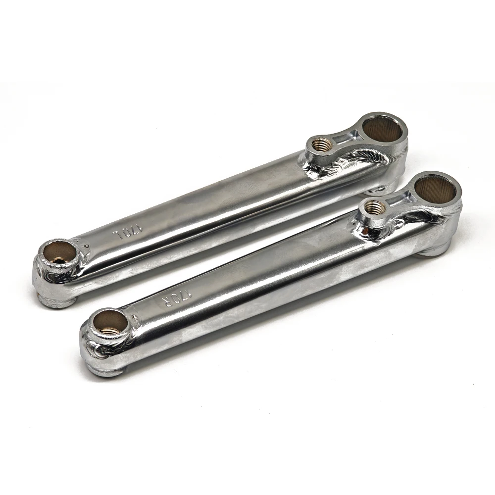

BMX BIKE Crankarm Chrome Black CRMO Steel 48T*19MM*170MM 9/16 Mid BB/ Euro BB/ Spanish BB/ American BB