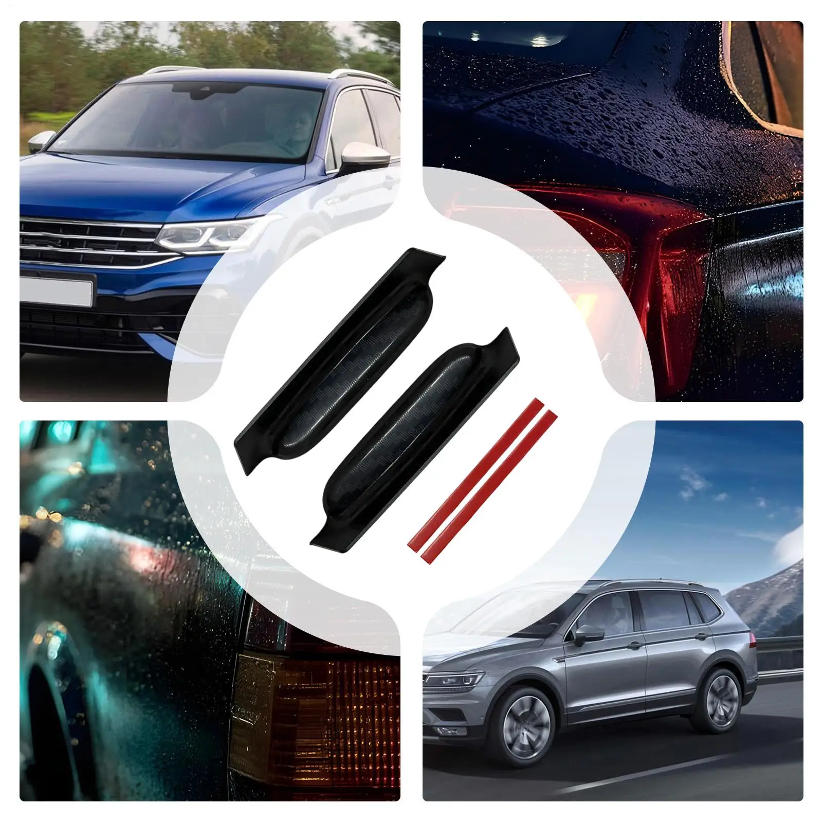 الرؤية الخلفية كاميرا احتياطية غطاء غير نافذ للمطر كاميرا الرؤية الخلفية الحرس 2 قطعة واقية اكسسوارات السيارات الخارجية لسيارات الدفع الرباعي