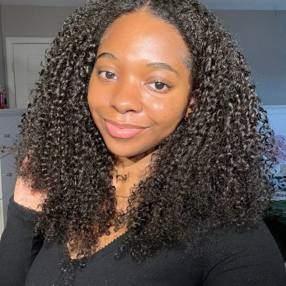 Бесклеевой полупарик, бирманские вьющиеся человеческие волосы Pixi с невидимым шнурком, бесшовный полупарик, полностью машинное производство, повязка на голову, парики