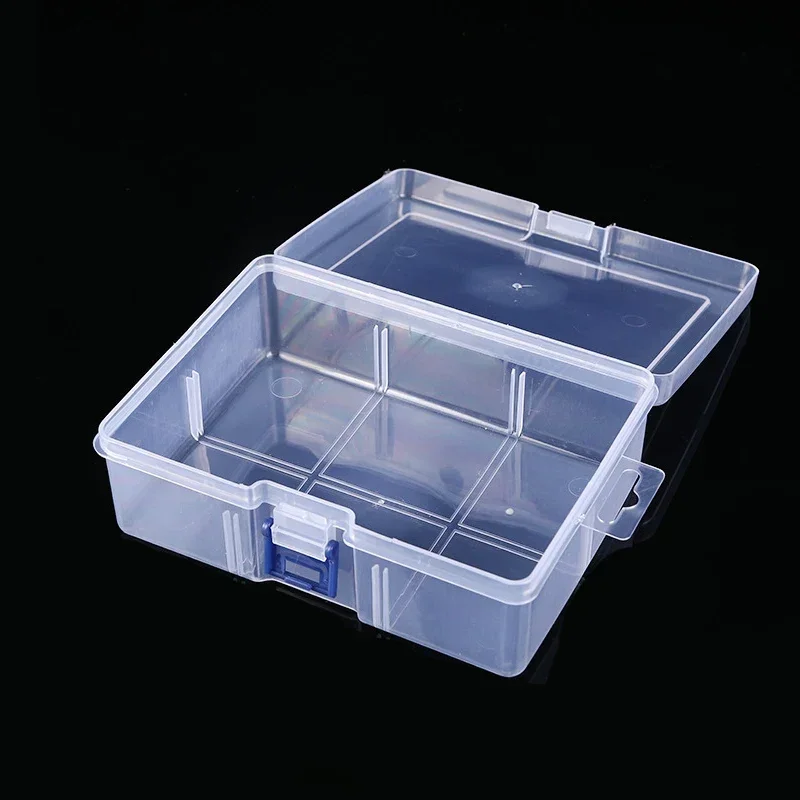 1PC Transparent Component Screw Storage Box Jewelry Display Practical Toolbox Plastic Nail Container Box Tool