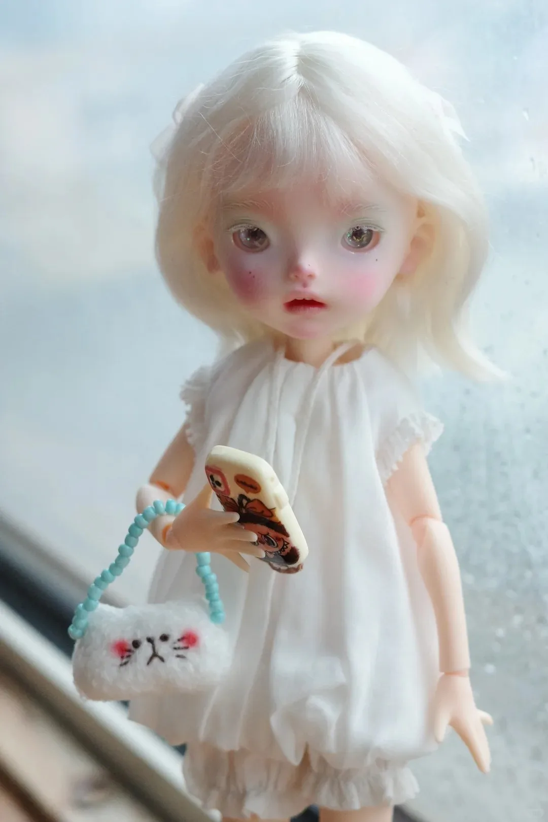 

New SD doll Girl 25cm height BJD Q-baby xiaokui 1/6 full nude doll men resin model action doll High quality toy in stock makeup