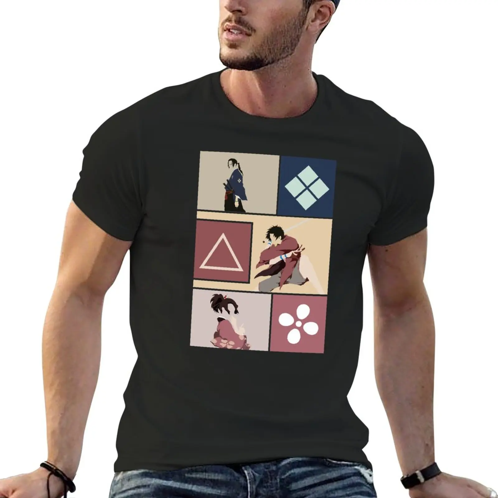

New Champloo Gang T-Shirt quick drying t-shirt kawaii clothes plain t shirts men