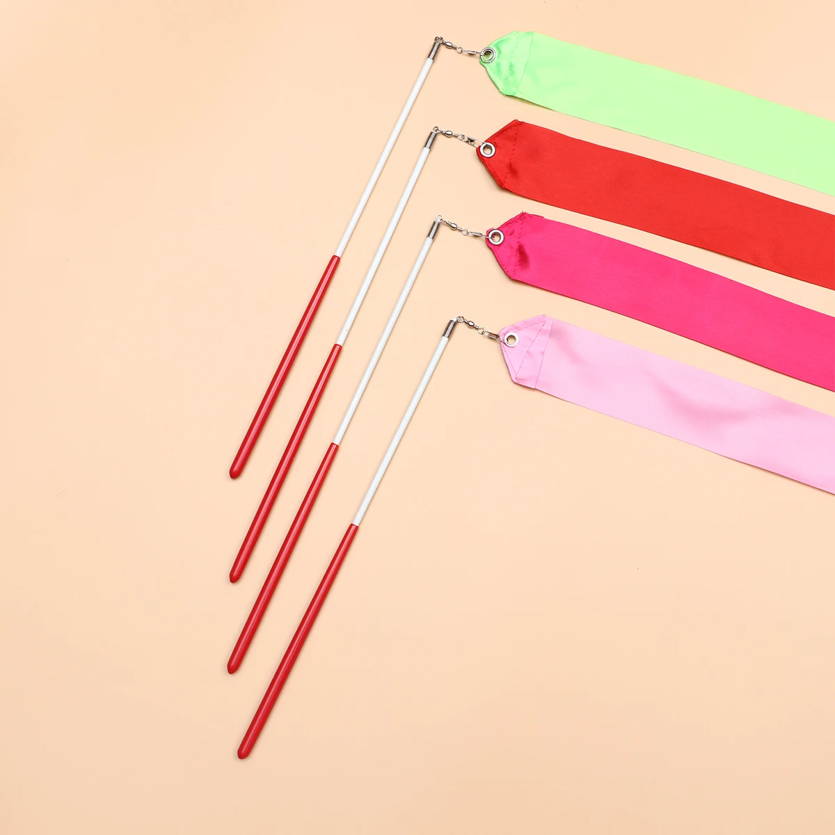 

8 Pcs Rhythmic Gymnastics Ribbons Kids Dancing Streamers Dance Wedding Silk Baby