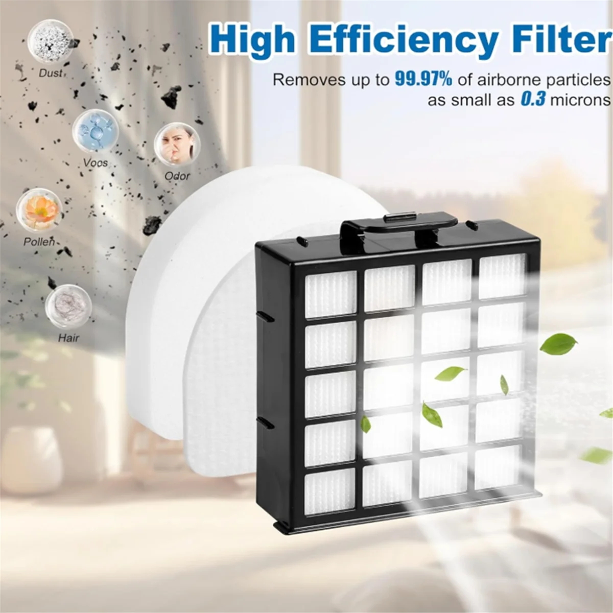 Novo filtro hepa az4002 az4000 az4002w para powerdect vertical e alimentado, sucção a vácuo resistente