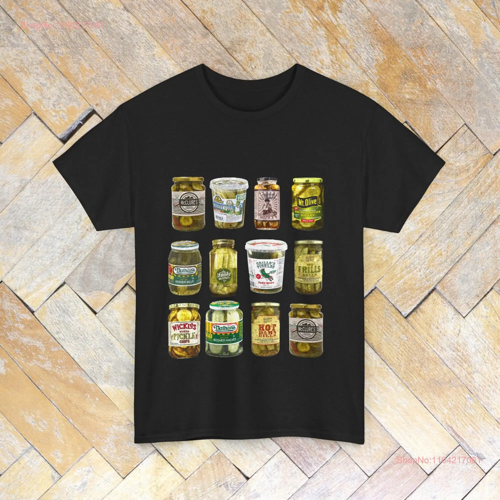 Pickle T shirt Comfort Colors Vintage Canned Pickles Jar Women Christmas  long or short sleeves