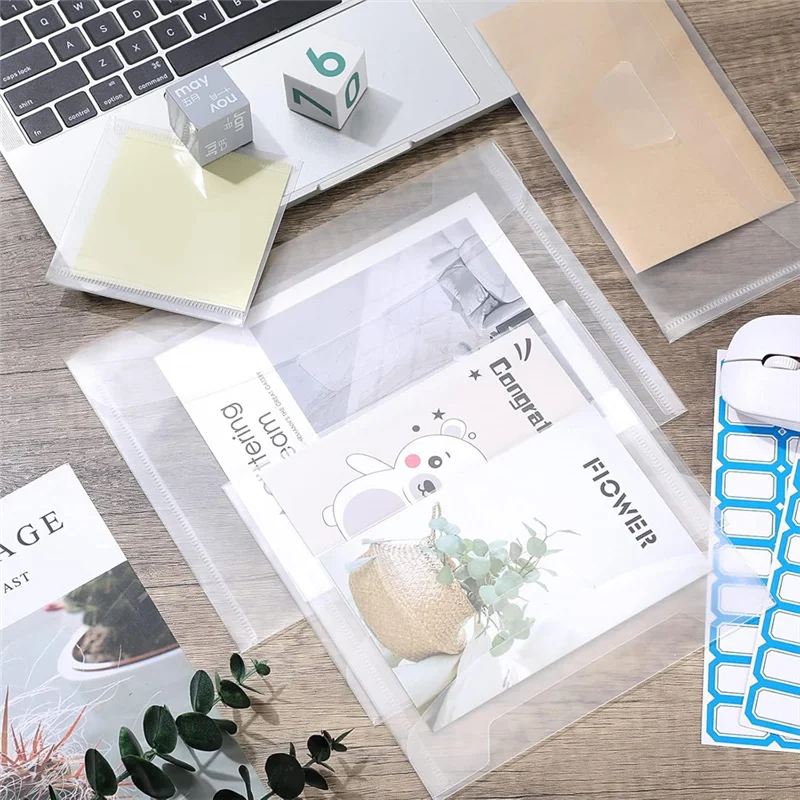 Latest Stamp And Die Storage Bag 5 Sizes For Cutting Stencil For Card Making Clear Stamp Storage With Label Stickers