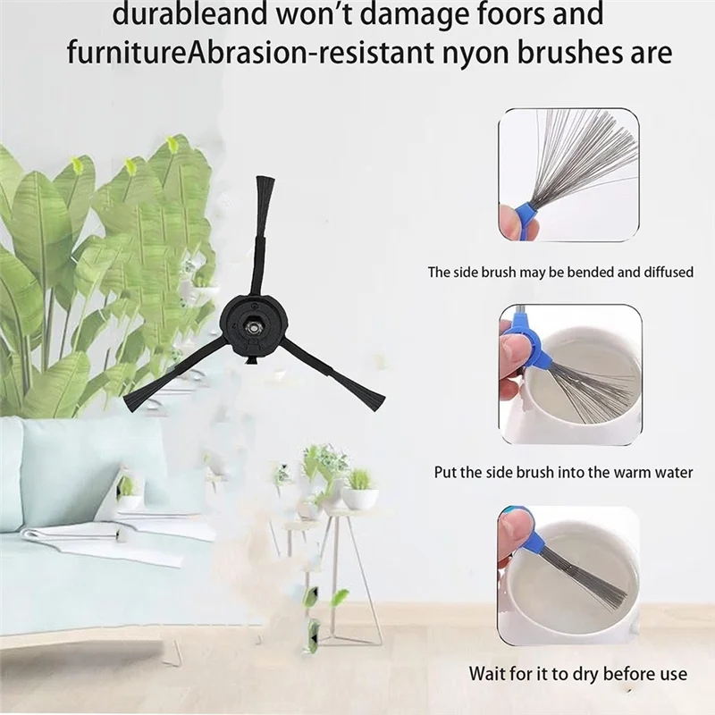 ABUS-Fit لـ AIRROBO T20 + روبوت فراغ أجزاء الملحقات فرشاة رئيسية فلتر Hepa كيس لجميع الغبار ممسحة منشفة