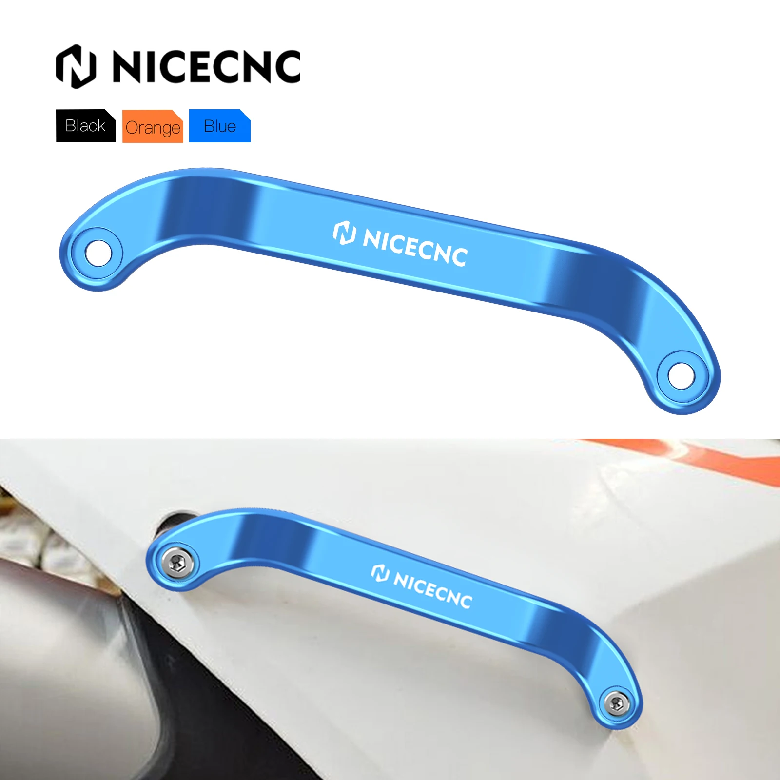 

For 2024 Husqvarna TE300 TE FE 501 450 350 300 250 150 125 FC FX TX TC 2023 NICECNC Motorcycle Forged Rear Lift Grab Handle Bar