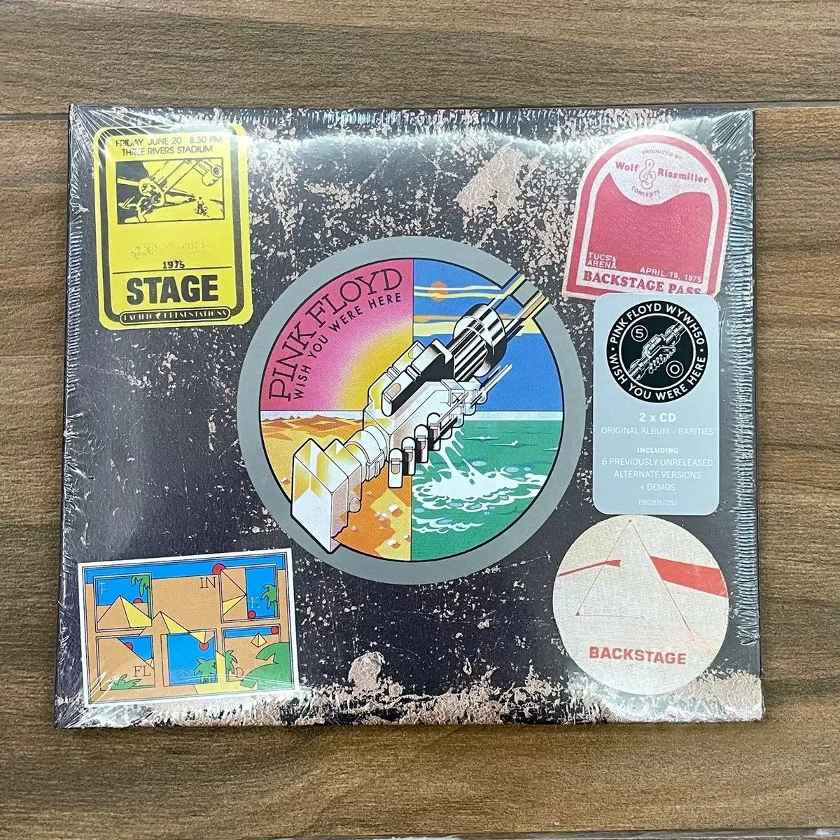 

Wish You Were Here 2CD Set Progressive Rock Music Album with Rarities, Alternate Versions & Demos Pink