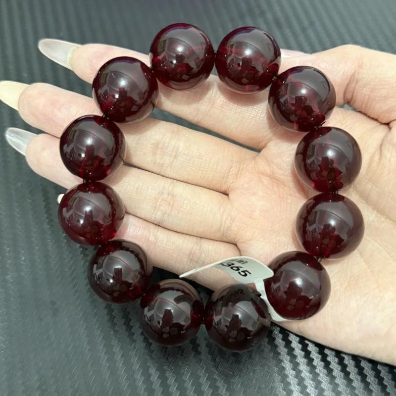 

Authentic 6365 Hainan Blood Lotus Bodhi - Exquisite Bracelet with Certificate, No Gift Box